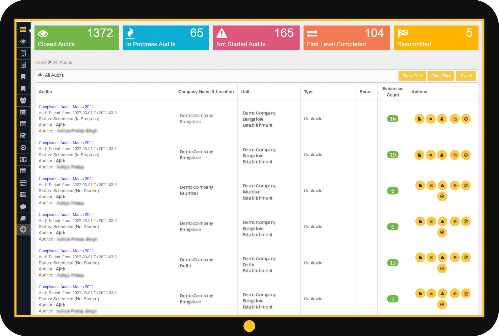 Simpliance Audits